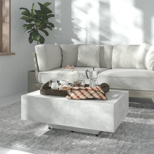 Galleria Design Coffee Table Concrete Grey 85x55x31 cm Engineered Wood