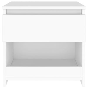 Galleria Design Bedside Cabinet White 40x30x39 cm Engineered Wood