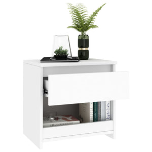 Galleria Design Bedside Cabinets 2 pcs White 40x30x39 cm Engineered Wood