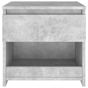 Galleria Design Bedside Cabinets 2 pcs Concrete Grey 40x30x39 cm Engineered Wood