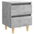 Galleria Design Bed Cabinets & Solid Pinewood Legs 2 pcs Concrete Grey 40x35x50 cm