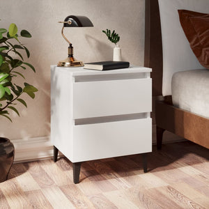 Galleria Design Bed Cabinets 2 pcs White 40x35x50 cm Engineered Wood