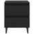 Galleria Design Bed Cabinets 2 pcs Black 40x35x50 cm Engineered Wood