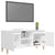 Galleria Design TV Cabinet with Solid Wood Legs White 103.5x35x50 cm