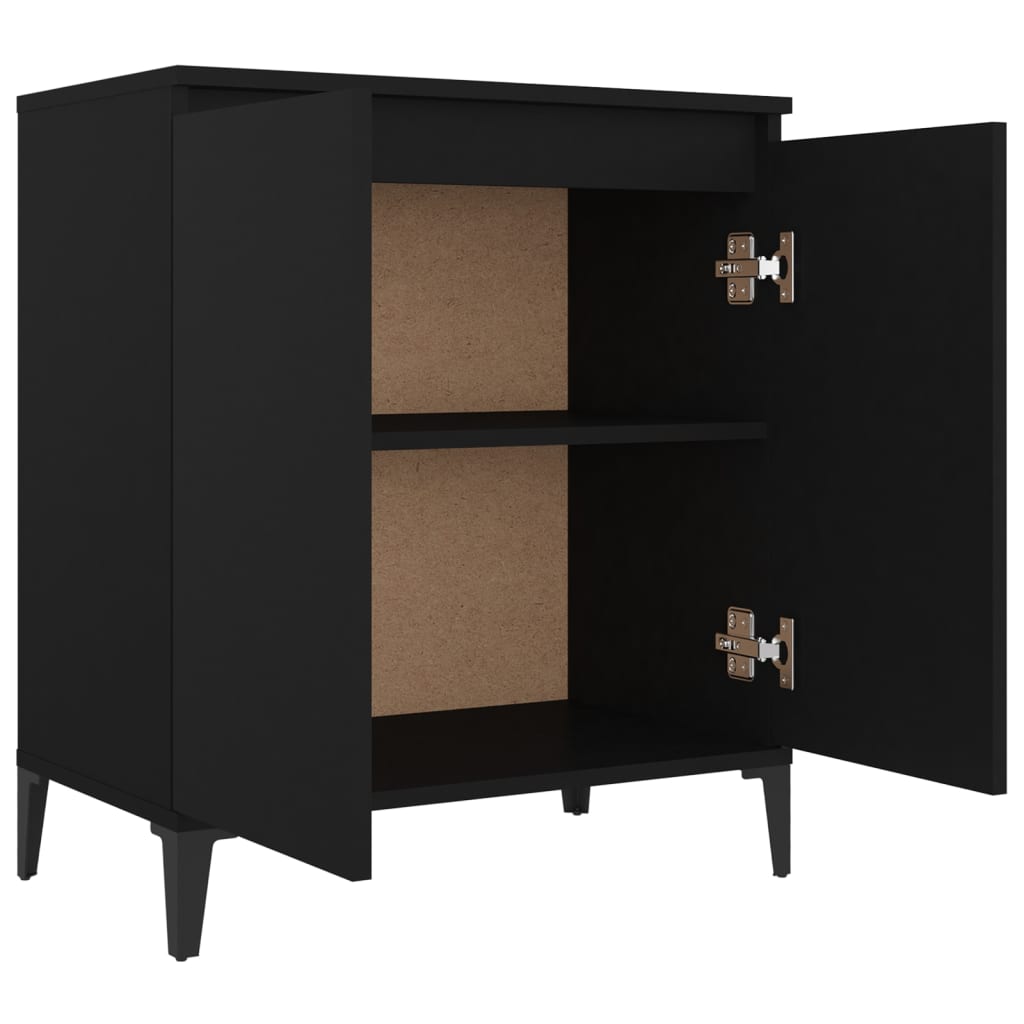 Galleria Design Sideboard Black 60x35x70 cm Engineered Wood