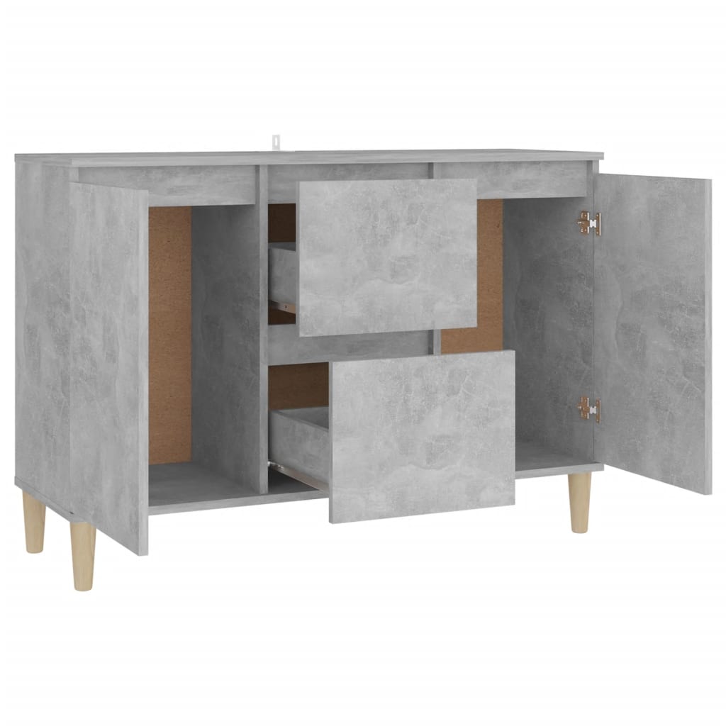 Galleria Design Sideboard Concrete Grey 101x35x70 cm Engineered Wood