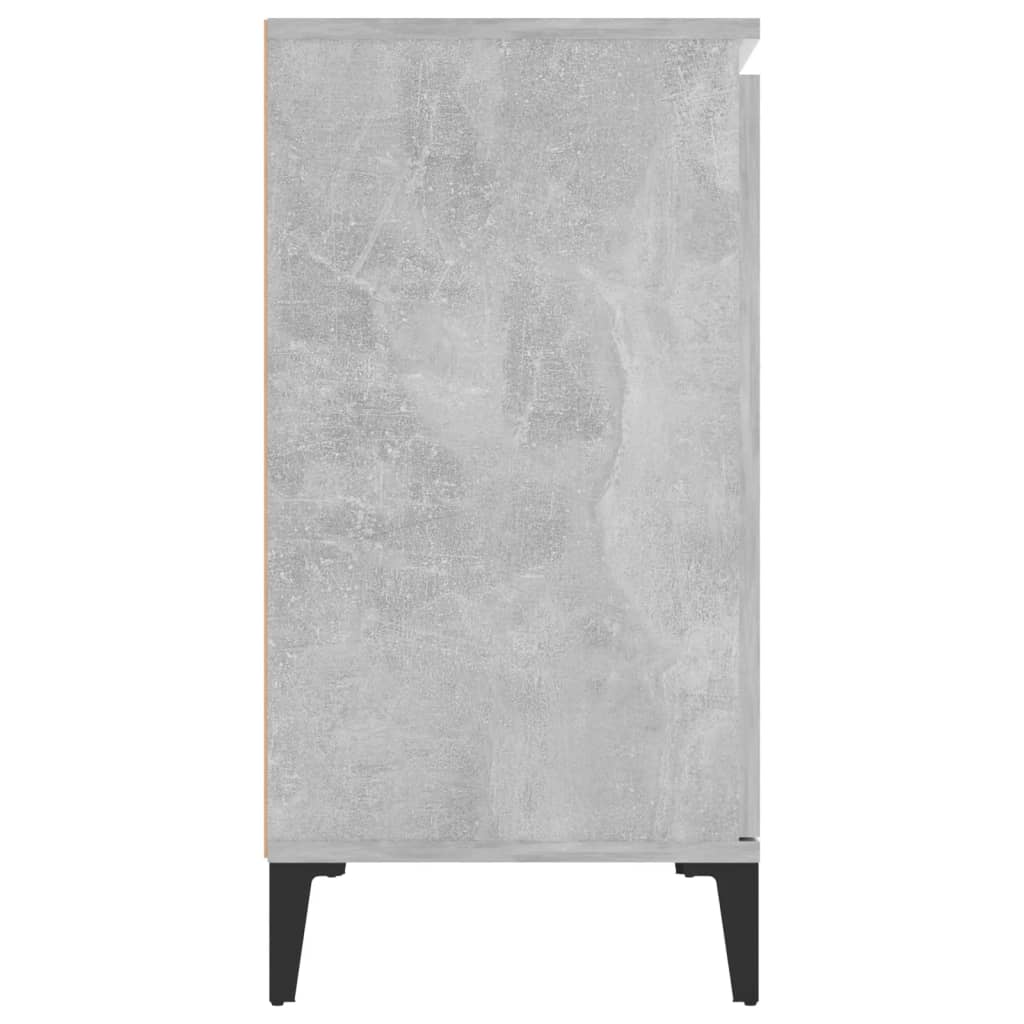 Galleria Design Sideboard Concrete Grey 102x35x70 cm Engineered Wood