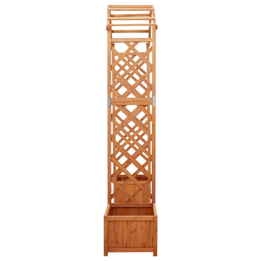 Galleria Design Garden Pergola with Planter Solid Firwood
