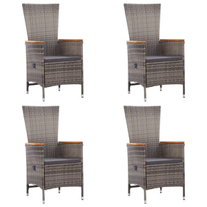 Galleria Design 7 Piece Garden Dining Set Poly Rattan Beige
