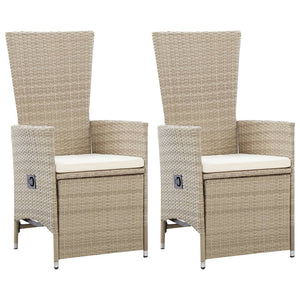 Galleria Design 7 Piece Garden Dining Set Poly Rattan Beige