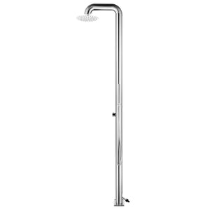 Galleria Design Garden Shower with Grey Base 230 cm Stainless Steel