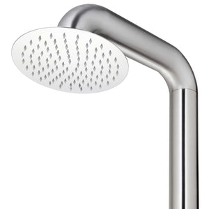 Galleria Design Garden Shower with Grey Base 230 cm Stainless Steel
