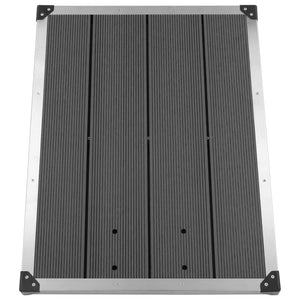 Galleria Design Garden Shower with Grey Base 225 cm Stainless Steel