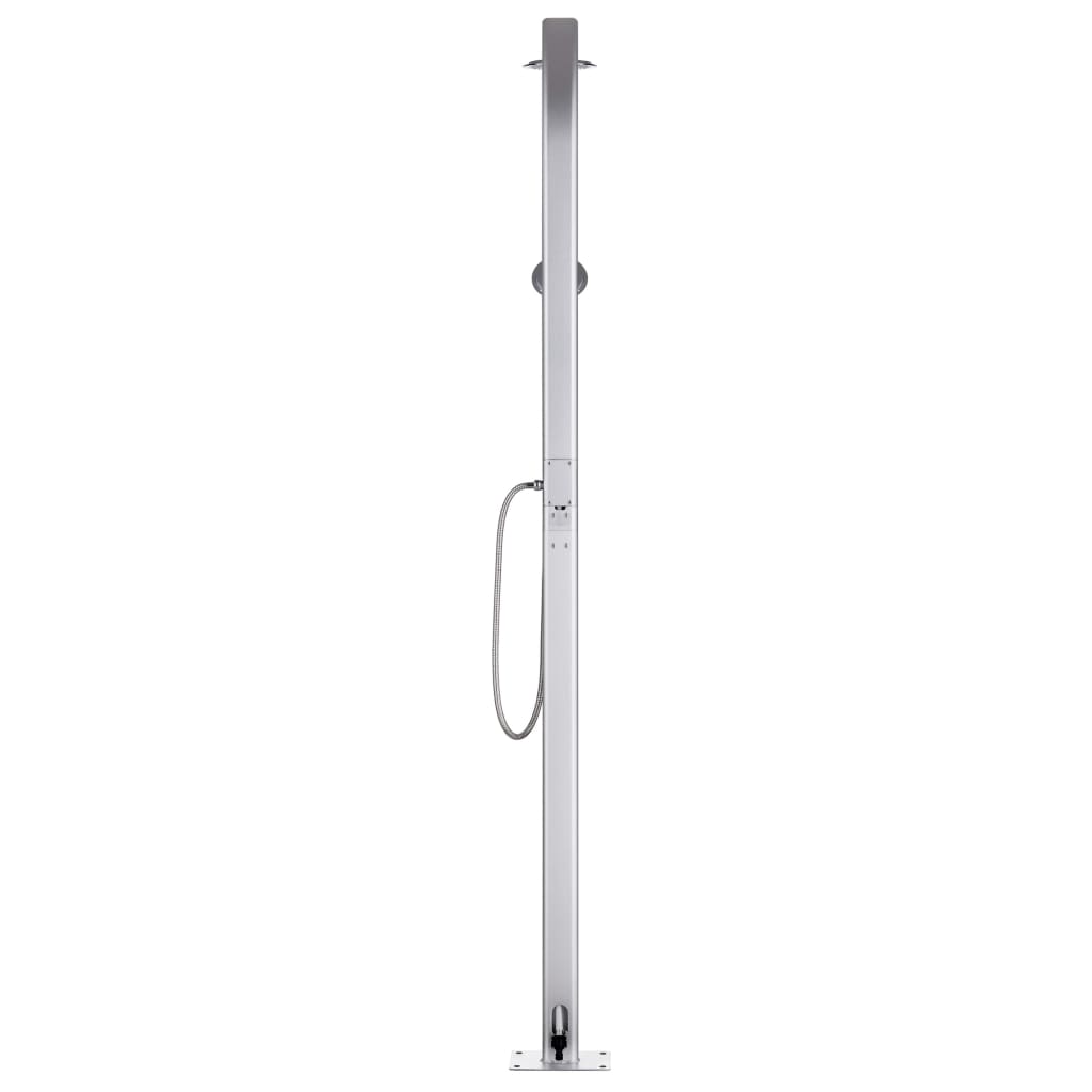 Galleria Design Garden Shower with Grey Base 220 cm Aluminium