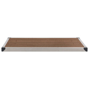 Galleria Design Garden Shower with Brown Base 220 cm Stainless Steel