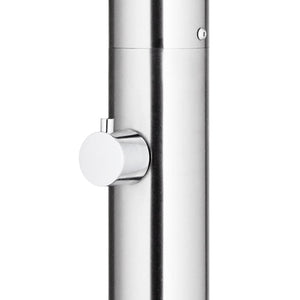 Galleria Design Garden Shower with Brown Base 220 cm Stainless Steel