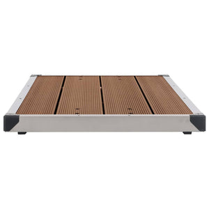Galleria Design Garden Shower with Brown Base 220 cm Aluminium