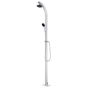 Galleria Design Garden Shower with Brown Base 220 cm Aluminium