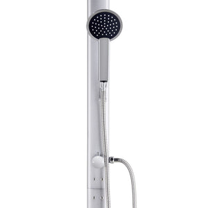 Galleria Design Garden Shower with Brown Base 220 cm Aluminium