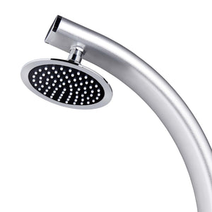 Galleria Design Garden Shower with Brown Base 220 cm Aluminium
