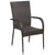 Galleria Design 9 Piece Garden Dining Set Poly Rattan Brown