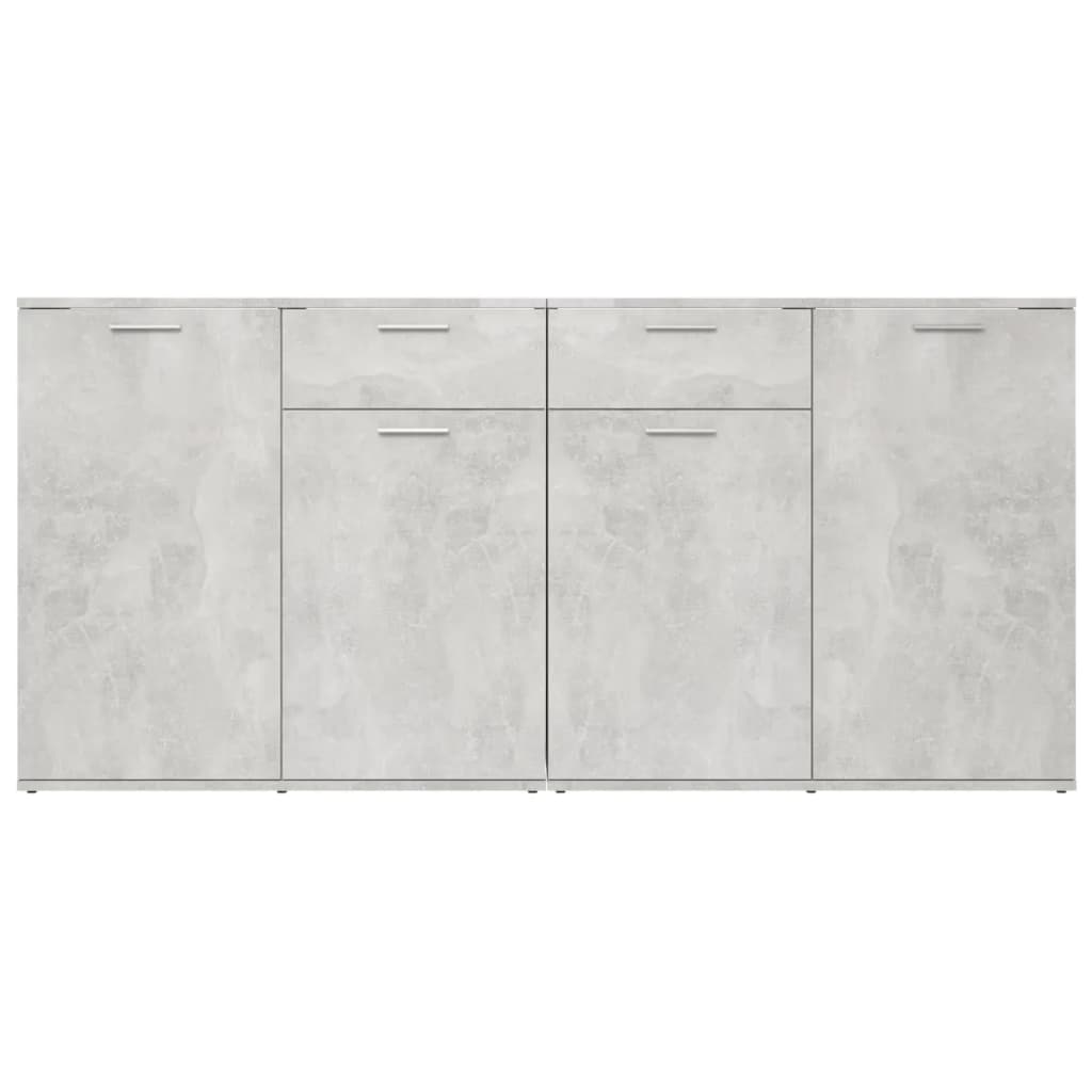 Galleria Design Sideboard Concrete Grey 160x36x75 cm Engineered Wood