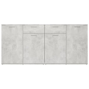 Galleria Design Sideboard Concrete Grey 160x36x75 cm Engineered Wood