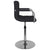 Galleria Design Bar Stool Black Fabric