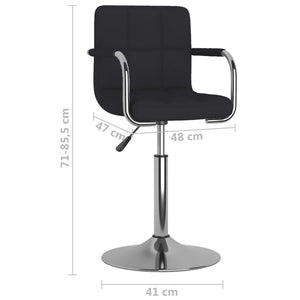 Galleria Design Bar Stool Black Fabric