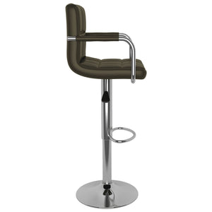 Galleria Design Bar Stool Brown Faux Leather