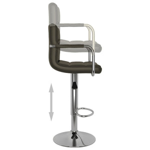Galleria Design Bar Stool Brown Faux Leather