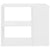 Galleria Design Side Cabinet White 60x30x50 cm Engineered Wood