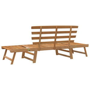 Galleria Design Garden Bench 2-in-1 190 cm Solid Acacia Wood