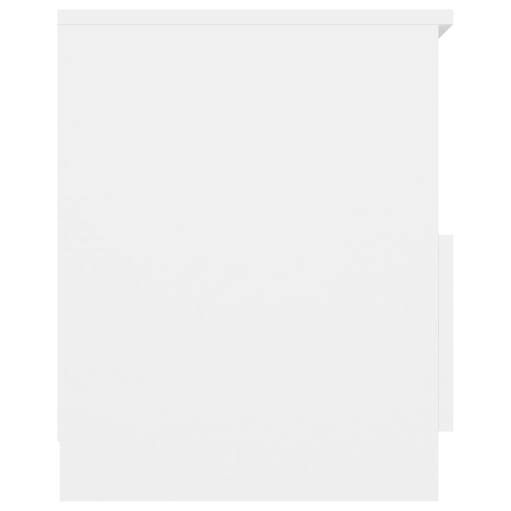 Galleria Design Bed Cabinet White 40x40x50 cm Engineered Wood