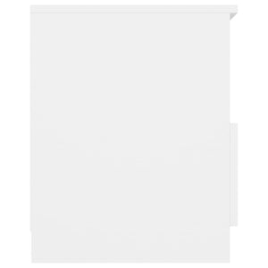 Galleria Design Bed Cabinet White 40x40x50 cm Engineered Wood