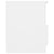 Galleria Design Bed Cabinet White 40x40x50 cm Engineered Wood