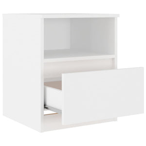 Galleria Design Bed Cabinet White 40x40x50 cm Engineered Wood