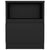 Galleria Design Bed Cabinet Black 40x40x50 cm Engineered Wood