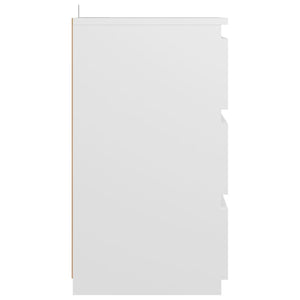Galleria Design Bed Cabinet White 40x35x62.5 cm Engineered Wood