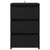 Galleria Design Bed Cabinets 2 pcs Black 40x35x62.5 cm Engineered Wood