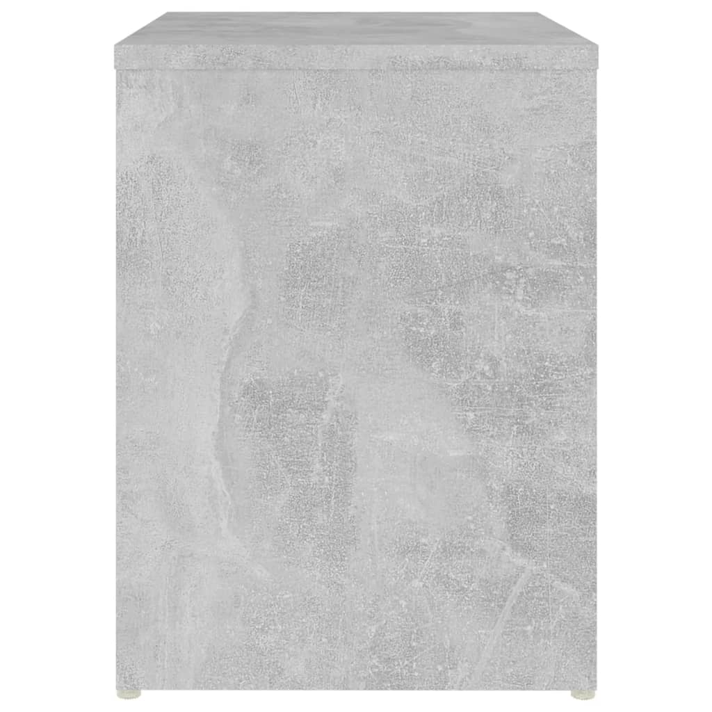 Galleria Design Bed Cabinet Concrete Grey 40x30x40 cm Engineered Wood