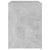 Galleria Design Bed Cabinet Concrete Grey 40x30x40 cm Engineered Wood
