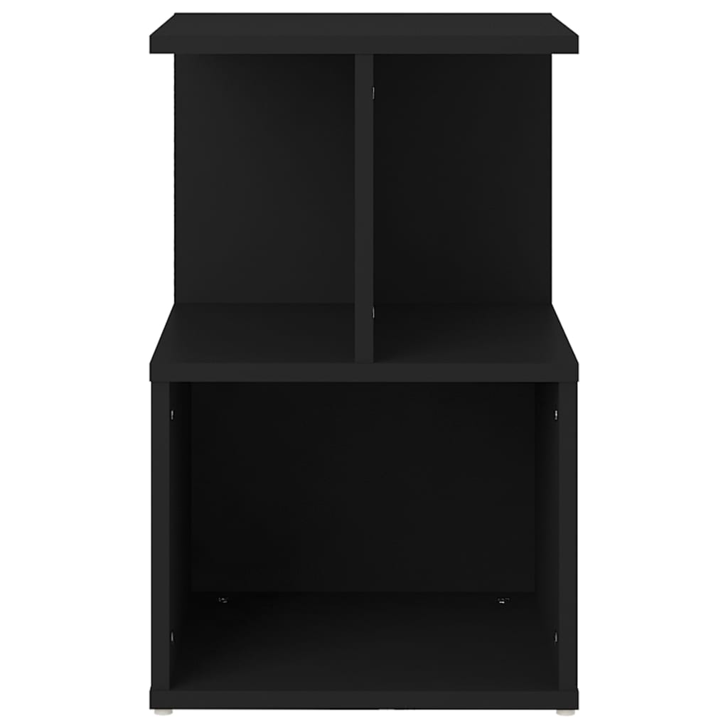 Galleria Design Bedside Cabinets 2 pcs Black 35x35x55 cm Engineered Wood