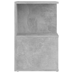 Galleria Design Bedside Cabinets 2 pcs Concrete Grey 35x35x55 cm Engineered Wood