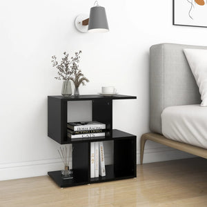 Galleria Design Bedside Cabinet Black 50x30x51.5 cm Engineered Wood