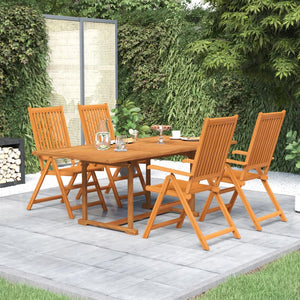 Galleria Design 5 Piece Garden Dining Set Solid Wood Acacia