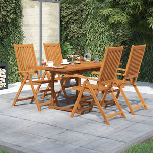 Galleria Design 5 Piece Garden Dining Set Solid Wood Acacia