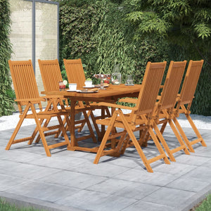 Galleria Design 7 Piece Garden Dining Set Solid Wood Acacia