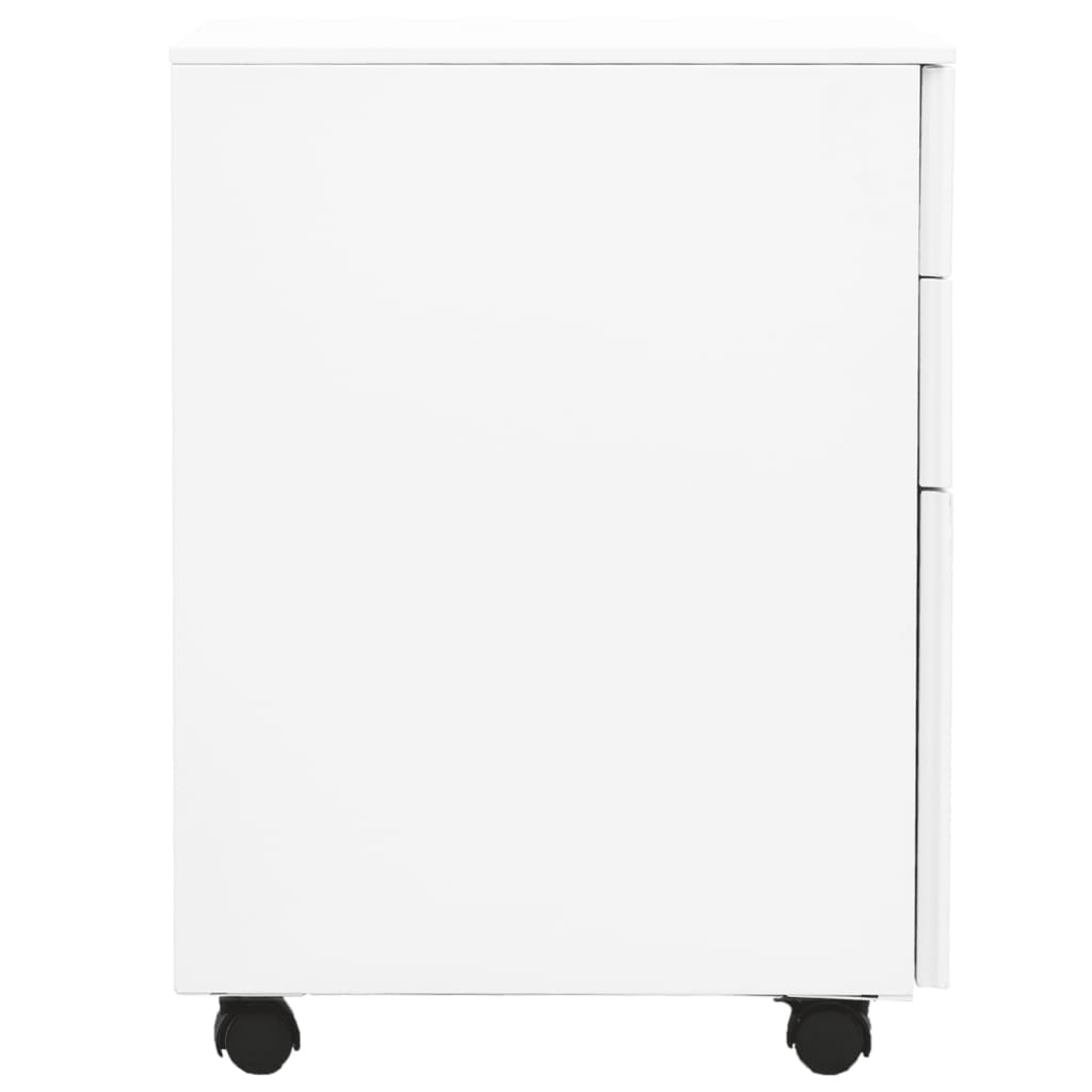 Galleria Design Mobile File Cabinet White 39x45x60 cm Steel