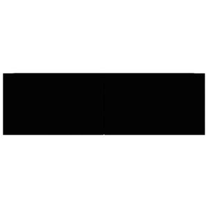 Galleria Design TV Cabinets 4 pcs Black 100x30x30 cm Engineered Wood